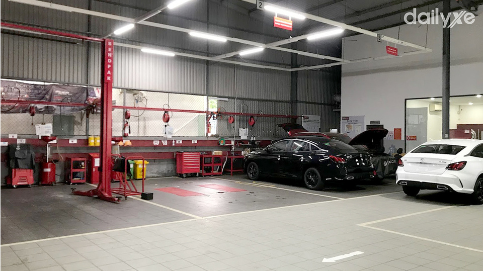 Xưởng dịch vụ của đại lý MG Đà Nẵng