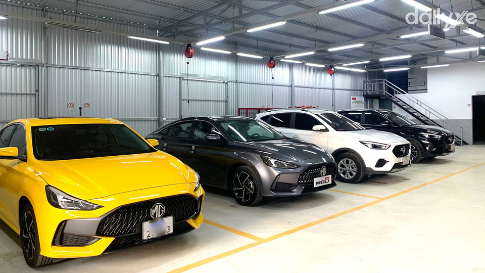 Xưởng dịch vụ của đại lý MG Huế