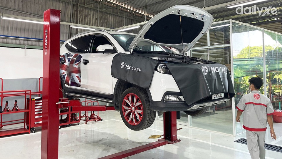 Xưởng dịch vụ của đại lý MG Khánh Hòa