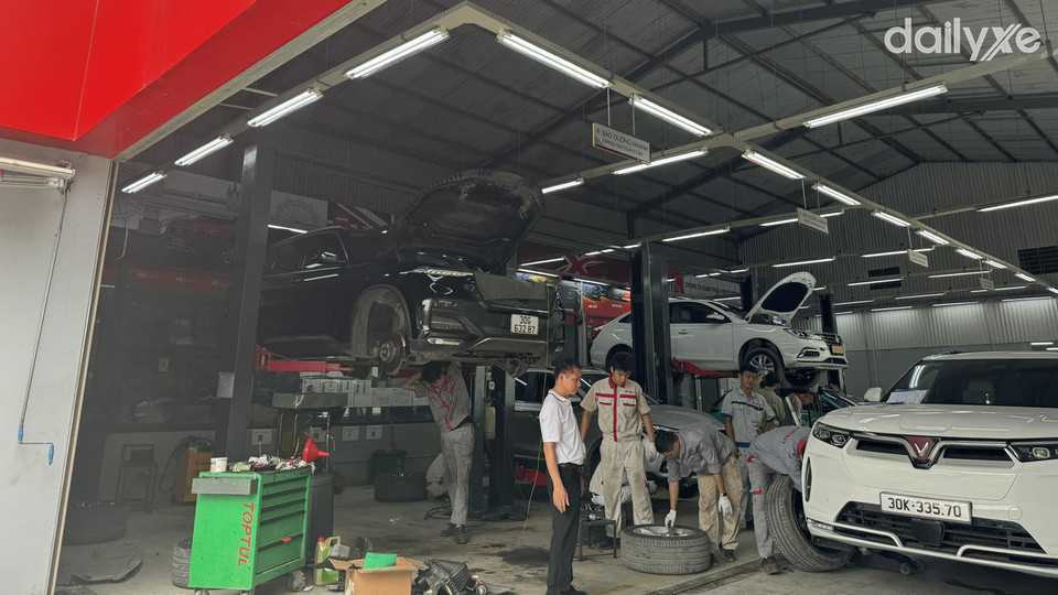 Xưởng dịch vụ của đại lý MG Mỹ Đình