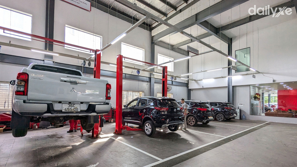 Xưởng dịch vụ của đại lý MG Thái Nguyên