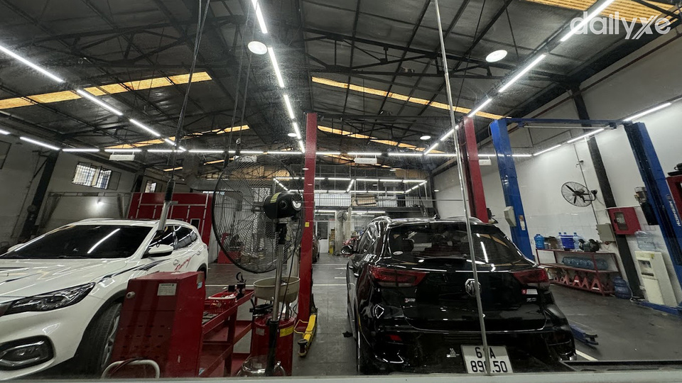 Xưởng dịch vụ của đại lý MG Trường Chinh