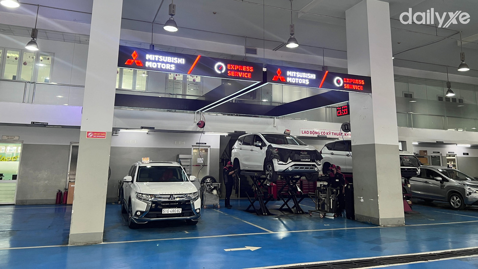 Xưởng dịch vụ của đại lý Mitsubishi An Dân