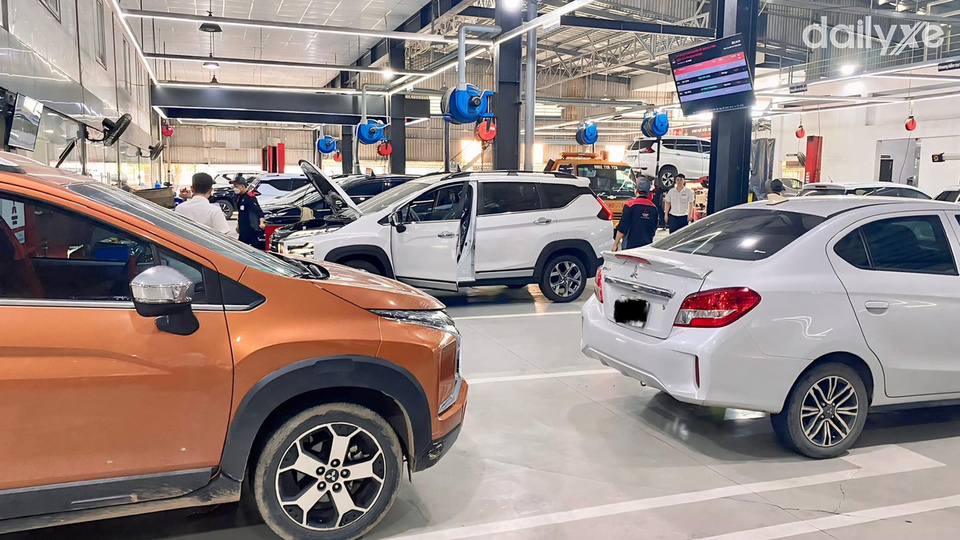 Xưởng dịch vụ của đại lý Mitsubishi Bắc Quang