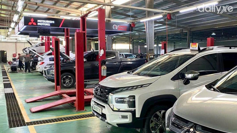 Xưởng dịch vụ của đại lý Mitsubishi Hải Dương