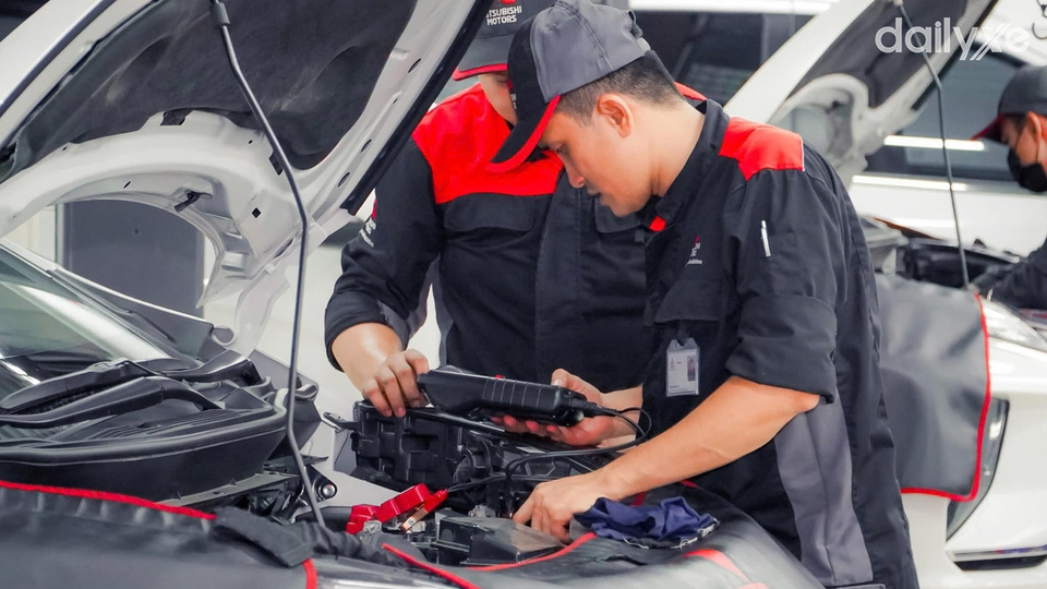 Xưởng dịch vụ của đại lý Mitsubishi Long An