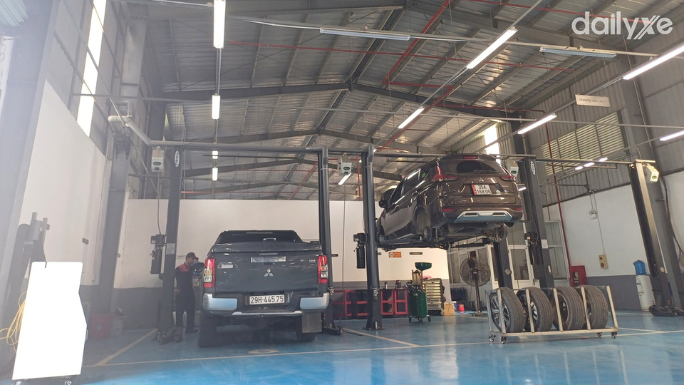 Xưởng dịch vụ của Mitsubishi Ninh Bình