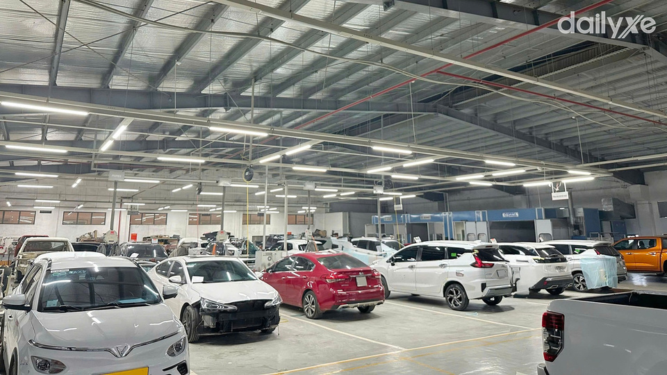 Xưởng dịch vụ của đại lý Mitsubishi Quảng Bình