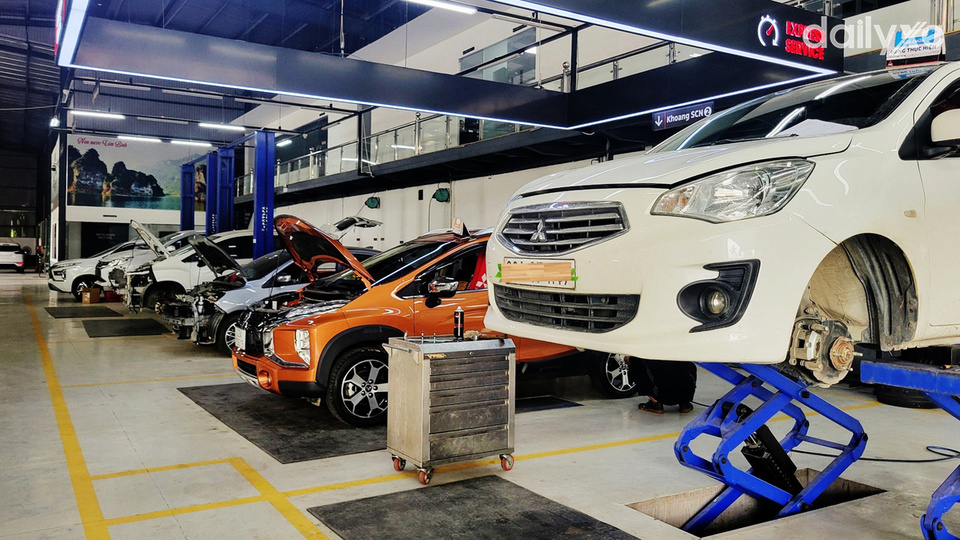 Xưởng dịch vụ của đại lý Mitsubishi Tuyên Quang