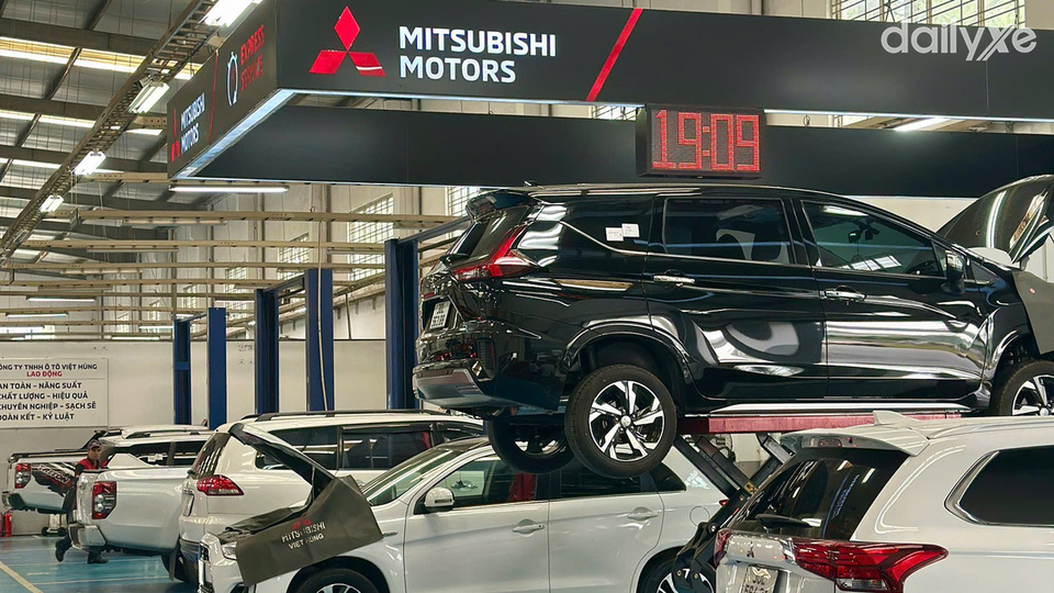 Xưởng dịch vụ của đại lý Mitsubishi Vinh