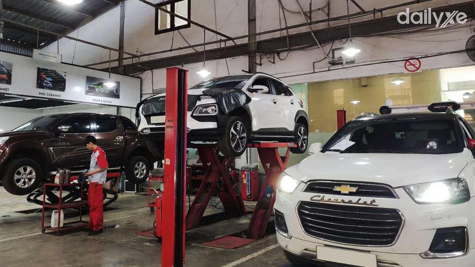 Xưởng dịch vụ của đại lý Nissan Buôn Ma Thuột