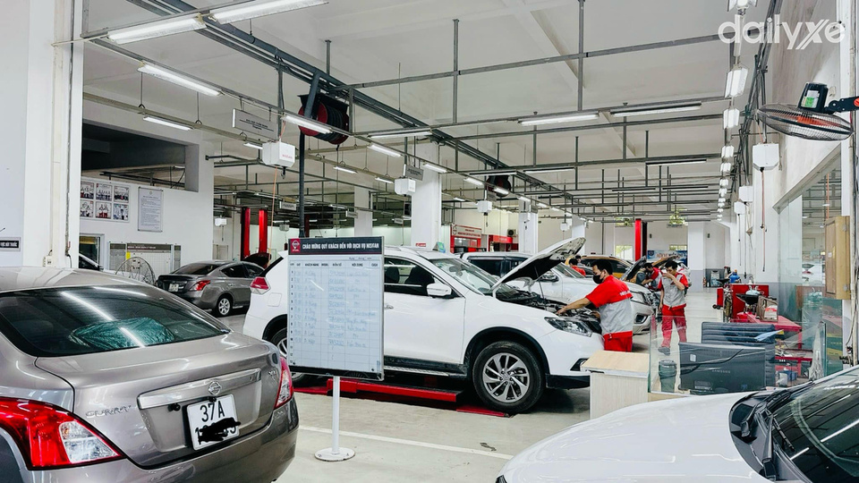 Xưởng dịch vụ của đại lý Nissan Đông Hà