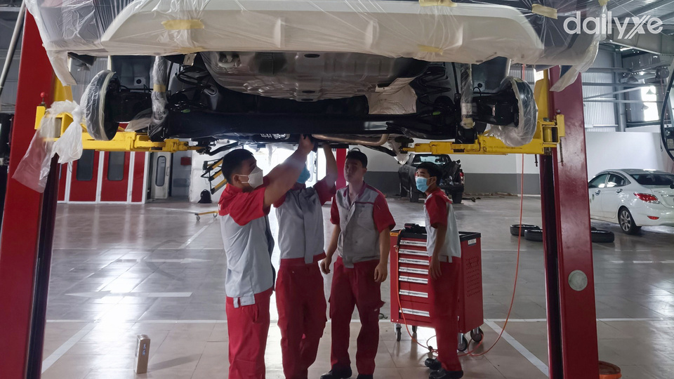 Xưởng dịch vụ của đại lý Nissan Gia Lai