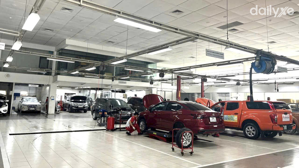Xưởng dịch vụ của đại lý Nissan Giải Phóng