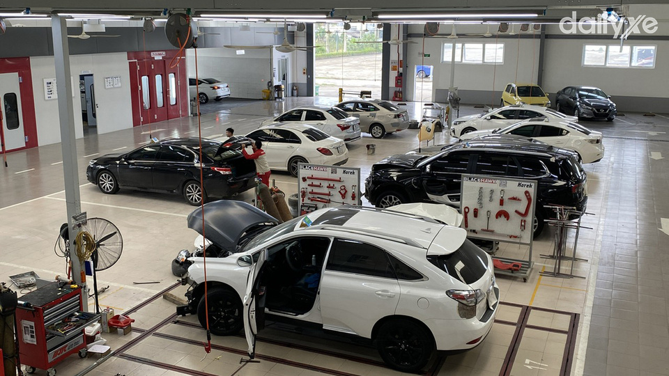 Xưởng dịch vụ của đại lý Nissan Nam Định