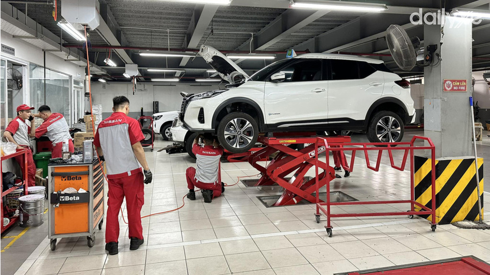 Xưởng dịch vụ của đại lý Nissan Ninh Bình