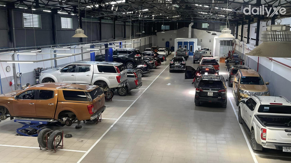 Xưởng dịch vụ của đại lý Nissan Sài Gòn