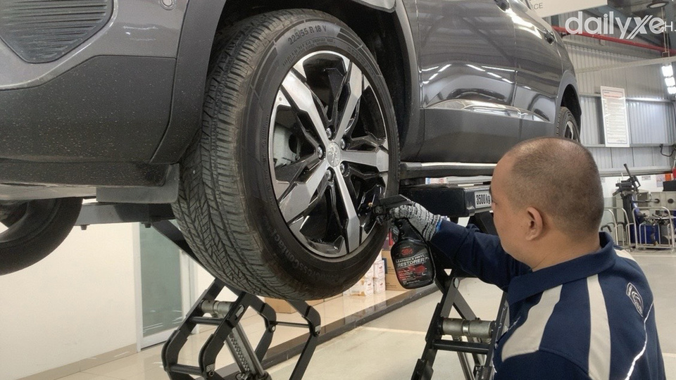 Xưởng dịch vụ của đại lý Peugeot Biên Hòa