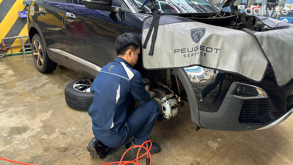 Xưởng dịch vụ của đại lý Peugeot Bình Phước