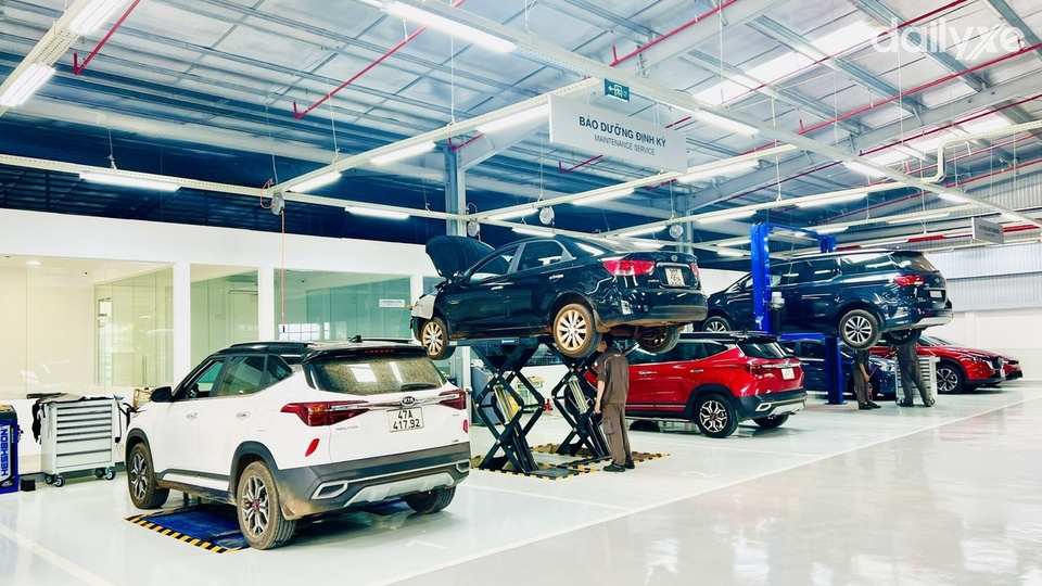 Xưởng dịch vụ của đại lý Peugeot Buôn Hồ