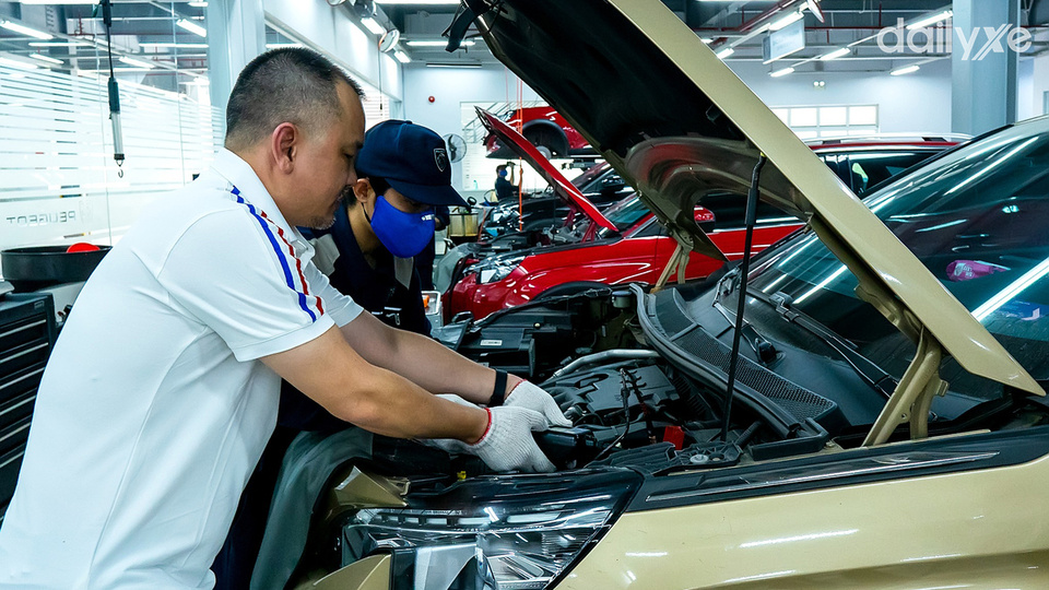 Xưởng dịch vụ của đại lý Peugeot Cần Thơ