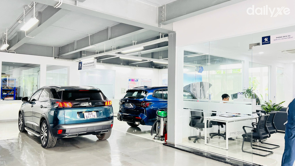 Xưởng dịch vụ của đại lý Peugeot Hải Dương