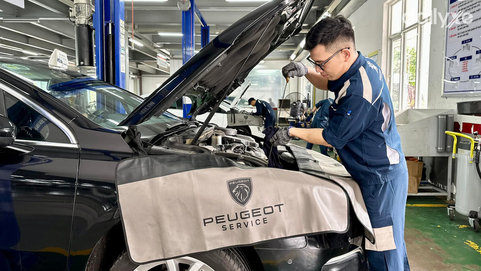 Xưởng dịch vụ của đại lý Peugeot Hồ Chí Minh