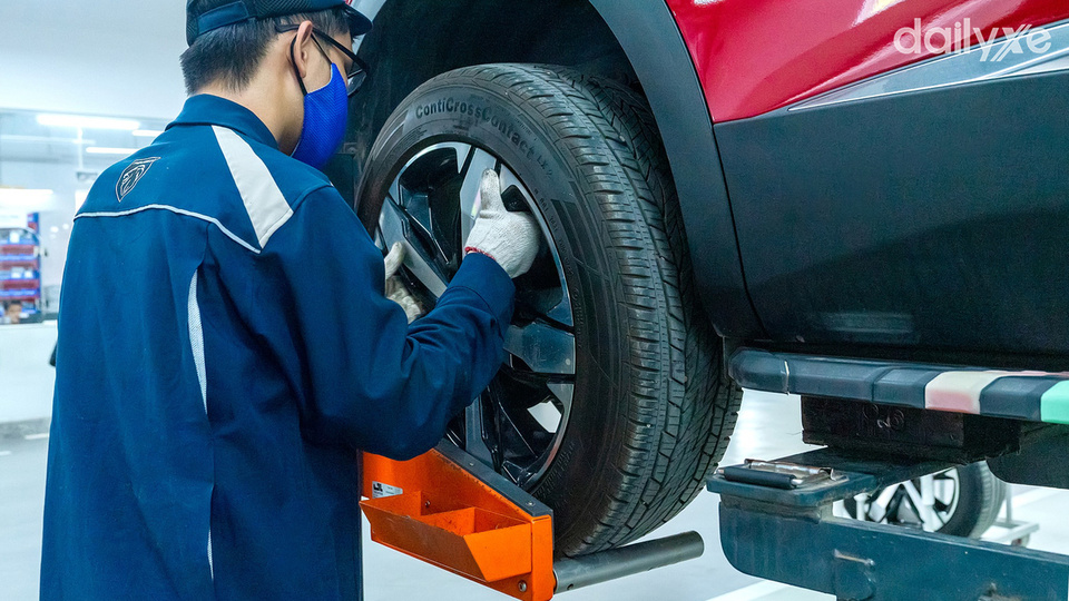 Xưởng dịch vụ của đại lý Peugeot Huế