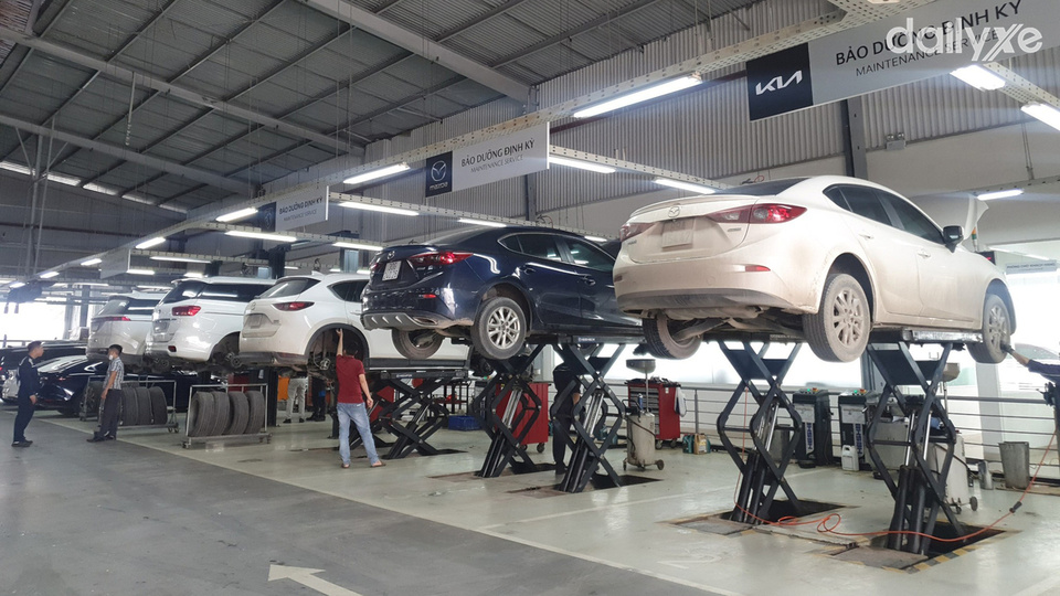 Xưởng dịch vụ của đại lý Peugeot Hưng Yên