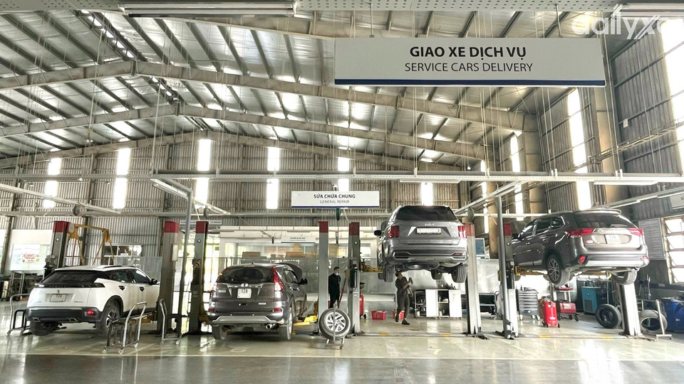 Xưởng dịch vụ của đại lý Peugeot Lạng Sơn