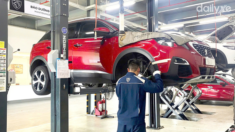 Xưởng dịch vụ của đại lý Peugeot Phú Yên