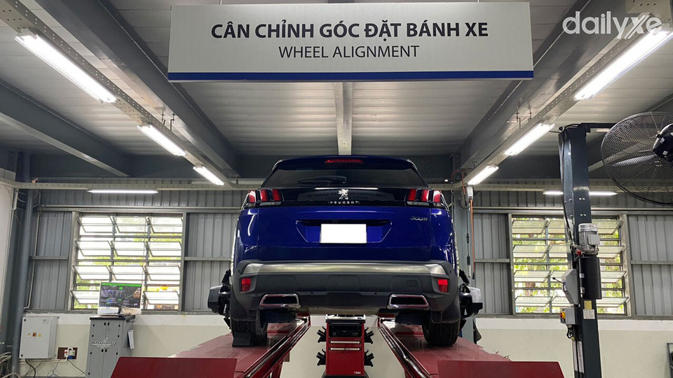 Xưởng dịch vụ của đại lý Peugeot Tây Ninh