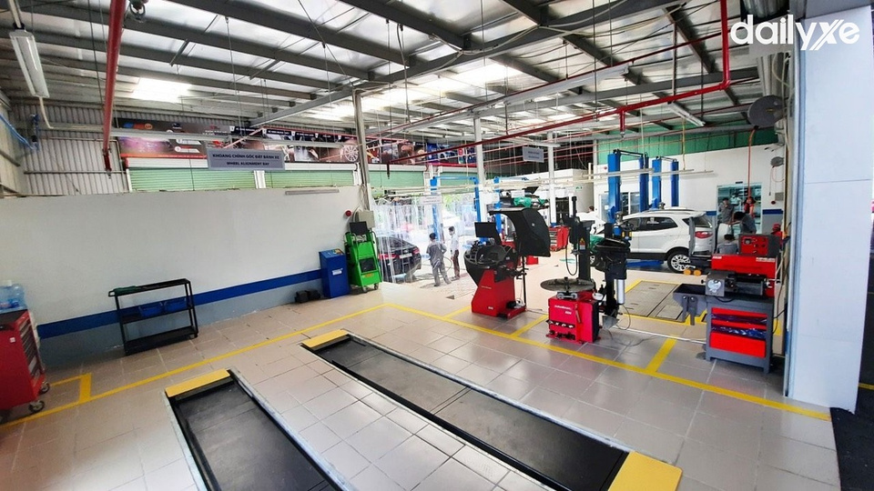 Xưởng dịch vụ của đại lý Subaru Vinh - Subaru Nghệ An