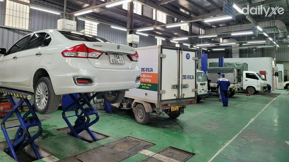 Xưởng dịch vụ của đại lý Suzuki Hải Phòng