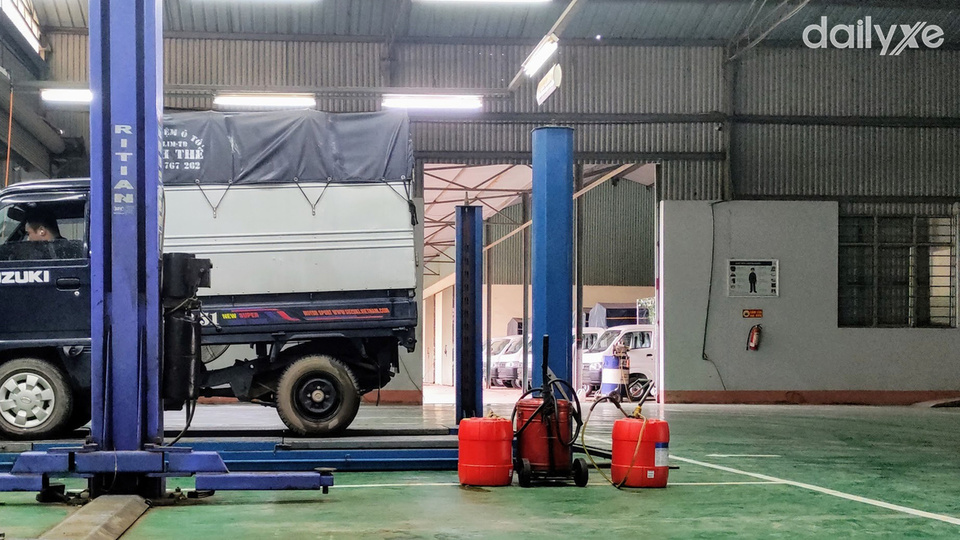 Xưởng dịch vụ của đại lý Suzuki Hùng Phượng 
