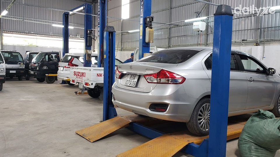 Xưởng dịch vụ của đại lý Suzuki Cẩm Phong