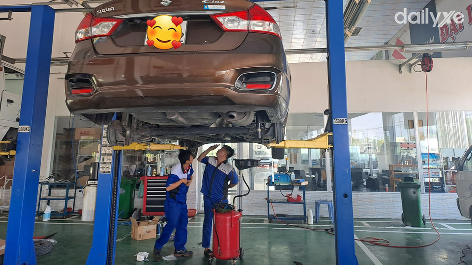 Xưởng dịch vụ của đại lý Suzuki Vĩnh Long