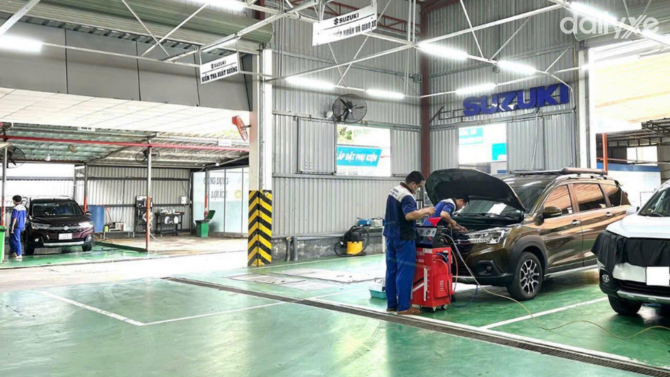 Xưởng dịch vụ của đại lý Suzuki Vũng Tàu