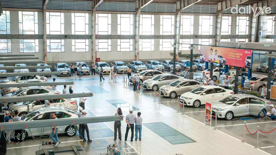 Xưởng dịch vụ của đại lý Toyota Biên Hòa