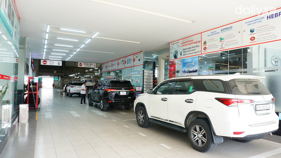Xưởng dịch vụ của đại lý Toyota Bình Thuận