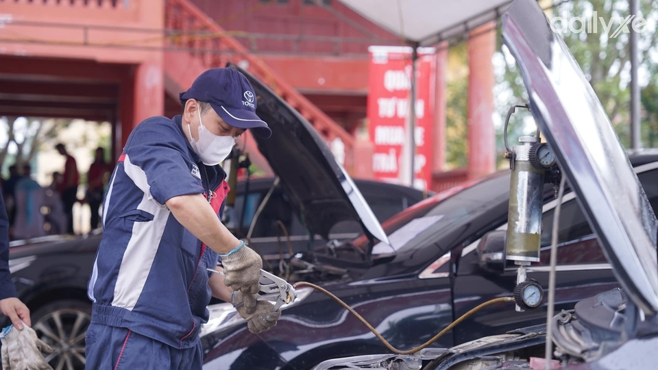 Xưởng dịch vụ của đại lý Toyota Doanh Thu Thanh Hóa