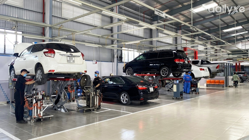 Xưởng dịch vụ của Toyota Gò Vấp