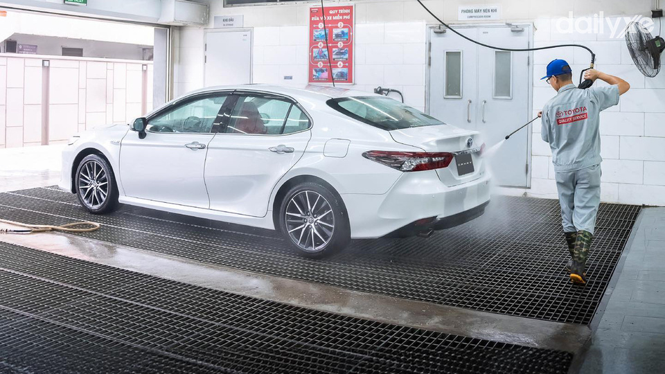 Xưởng dịch vụ của đại lý Toyota Hùng Vương