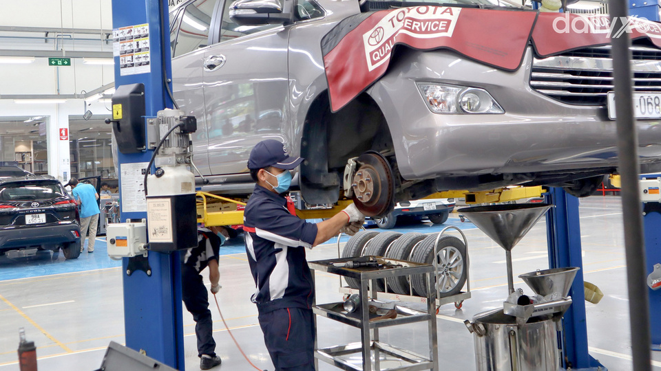 Xưởng dịch vụ của đại lý Toyota Lạng Sơn