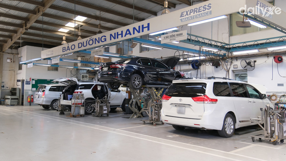 Xưởng dịch vụ của đại lý Toyota Lý Thường Kiệt