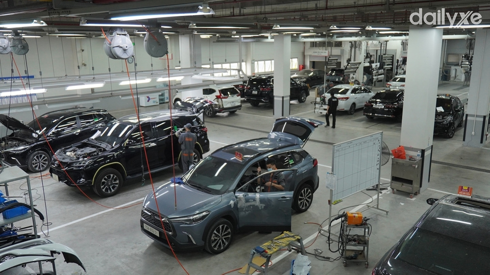 Xưởng dịch vụ showroom Toyota Nankai Hải Phòng