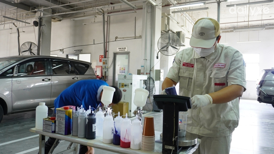 Xưởng dịch vụ của đại lý Toyota Tân Tạo