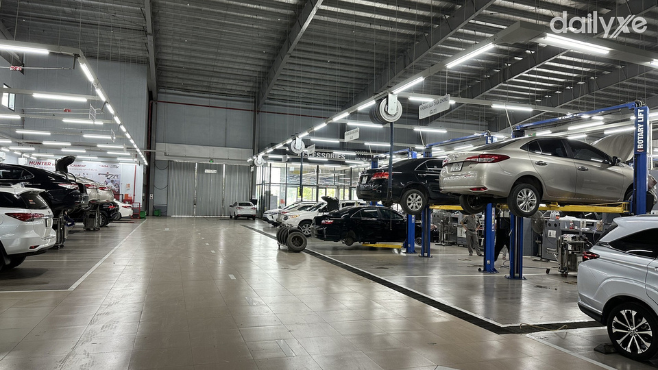 Xưởng dịch vụ của đại lý Toyota Thái Bình