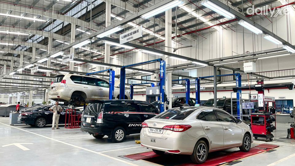 Xưởng dịch vụ của đại lý Toyota Từ Sơn