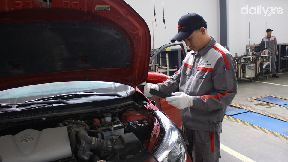 Xưởng dịch vụ của đại lý Toyota Tuyên Quang